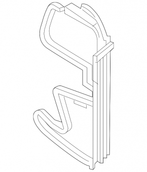 Right radiator deflector for Nissan Kicks 21-25 rest.
