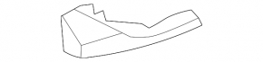 Front bumper mount left wing Porsche Panamera 14-16