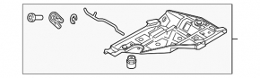 Left headlight mount for Porsche Panamera 10-13