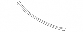Front hood seal for Porsche Cayenne 19-26