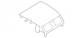 Air duct central Mazda3 03-08