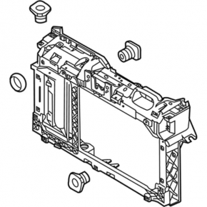TV panel radiator Ford Fiesta 11-19