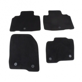 Set of floor mats for Lincoln MKX 16-cloth brown