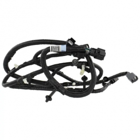 Lincoln MKX 16 front bumper wiring - under blinds, under temperature sensor, under horns