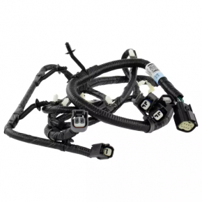 Lincoln MKX 16 front bumper wiring - under blinds, under temperature sensor, under horns