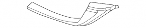 Left radiator grille molding Mazda CX-5 22-25 chrome