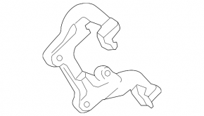 Front left caliper bracket for Jaguar F-Pace X761 17-20 under R18