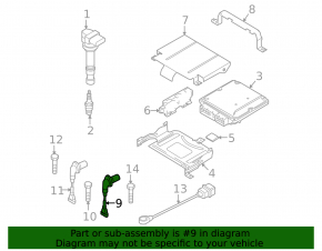 Camshaft Position Sensor Audi Q5 8R 11-17 2.0T