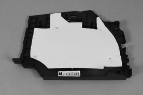 Left rear side center console trim for Dodge Durango 2011-2013, beige, scratches
