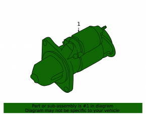 Starter Subaru Forester 08-13 automatic transmission