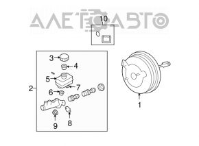 Subaru Outback 10-14 Vacuum Booster