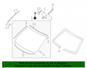 Rain sensor for Nissan Murano z51 09-14