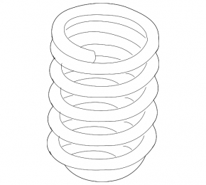 Front right spring BMW 3 F30 12-18 rwd