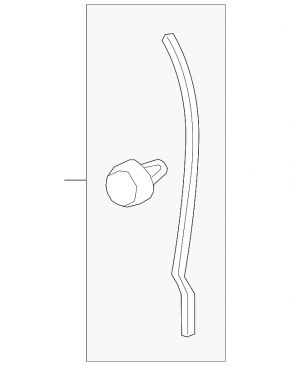 Door seal side rear left Volvo V90 17-22 usa front
