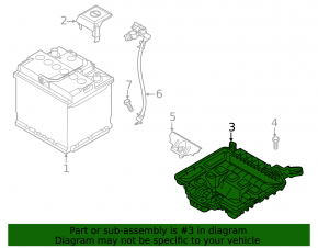 Battery tray Kia Niro 19-22 EV