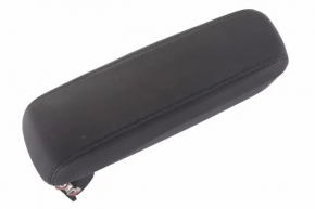 Chevrolet Bolt EUV 22-23 center console armrest, black leather, black stitching