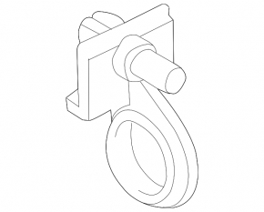 Bracket ambient air temperature sensor Audi A6 C7 12-18