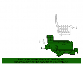 Audi E-Tron 19-23 junction box bracket