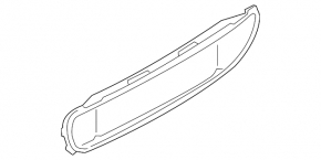 Rear bumper cover for Mini Cooper Countryman R60 10-16 number