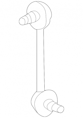 Rear stabilizer link left Honda Accord 13-17
