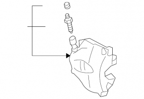 Front left caliper Audi Q3 8U 15-18
