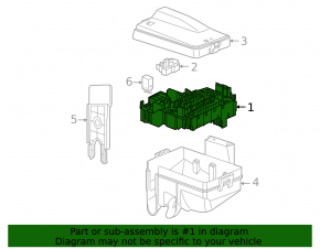 Volkswagen ID.4 23-25 underhood fuse box
