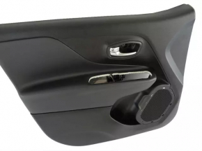 Door trim card front left Jeep Renegade 15-19 TRH black leather, scratches