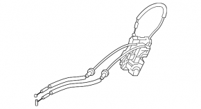 Rear right door lock Hyundai Sonata 15-19