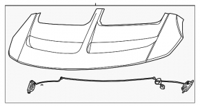 Kia EV6 22-24 trunk lid spoiler