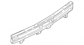 Rear Bumper Reinforcement Nissan Rogue Sport 17-19