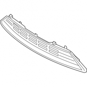 Lincoln MKZ 17-20 Front Bumper Lower Grille