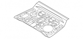 Mazda CX-5 17-24 trunk tray on the body