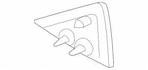Mazda CX-5 13-16 Front Right Door Triangle Structure