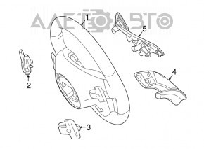 Mercedes GLA 14-20 Steering Wheel Cover