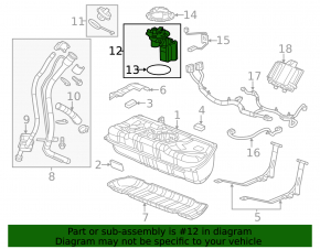 Fuel pump petrol pump Chevrolet Volt 11-15