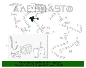 Chevrolet Volt 16- engine cooling system pump