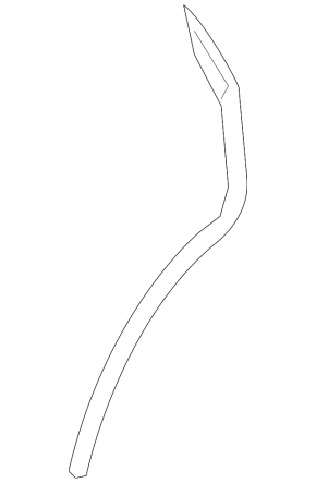Door seal side rear left BMW X7 G07 19- rear