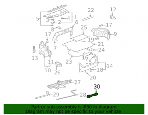 Towing hook Toyota Camry v40 07-11