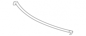 Radiator grille seal Lexus LS460 07-12 prerest