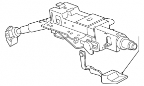 Steering column with universal joint VW Tiguan 09-18