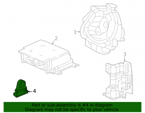 Honda Civic XI FE/FL 22-26 Left Door Airbag Sensor