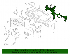 Under-torpedo pipe reinforcement Hyundai Elantra UD 11-13