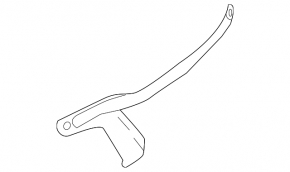 Toyota Rav4 19-2.5 Engine Computer ECU Bracket Lower