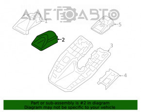 Lane Keeping Camera on Front Kia Sorento 16-18