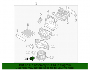 Hyundai Tucson 16-21 heater resistor