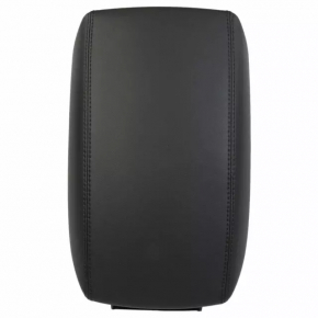 Lincoln MKX 16 Armrest - Dark Gray Leather, Scratches