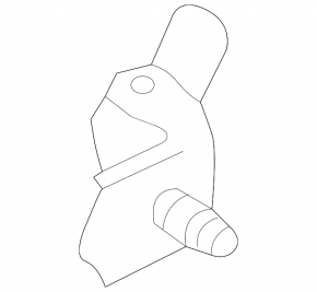 Upper rear left door hinge Mazda6 03-08
