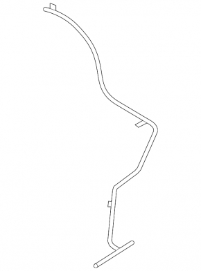 Ford Edge 19-24 2.0T AWD rear differential breather pipe