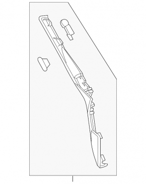 Right tailgate position sensor for Land Rover Range Rover Velar 18-23