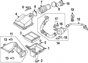 Mazda CX-90 24-26 3.3 Air Intake